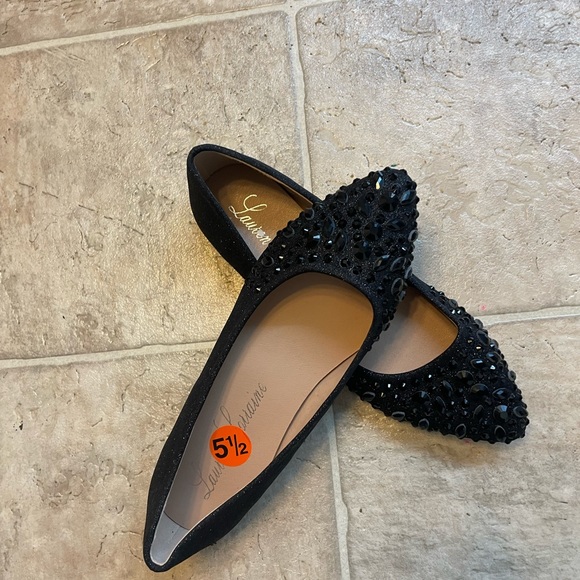 Lauren Lorraine women heels 5 1/2 size black - Picture 5 of 6